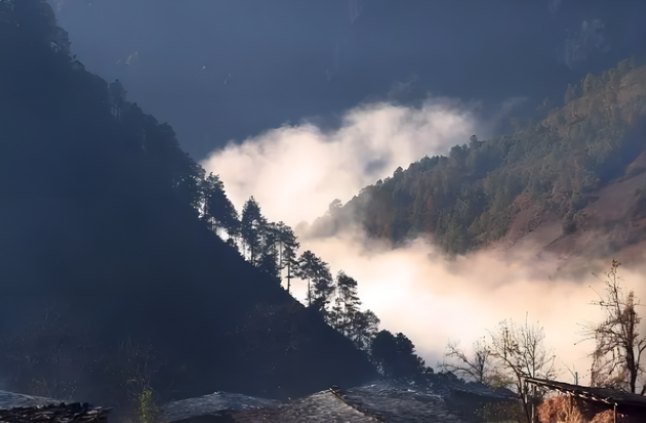 云南这一大峡谷，呈南北走向，景色优美，还被誉为东方大峡谷