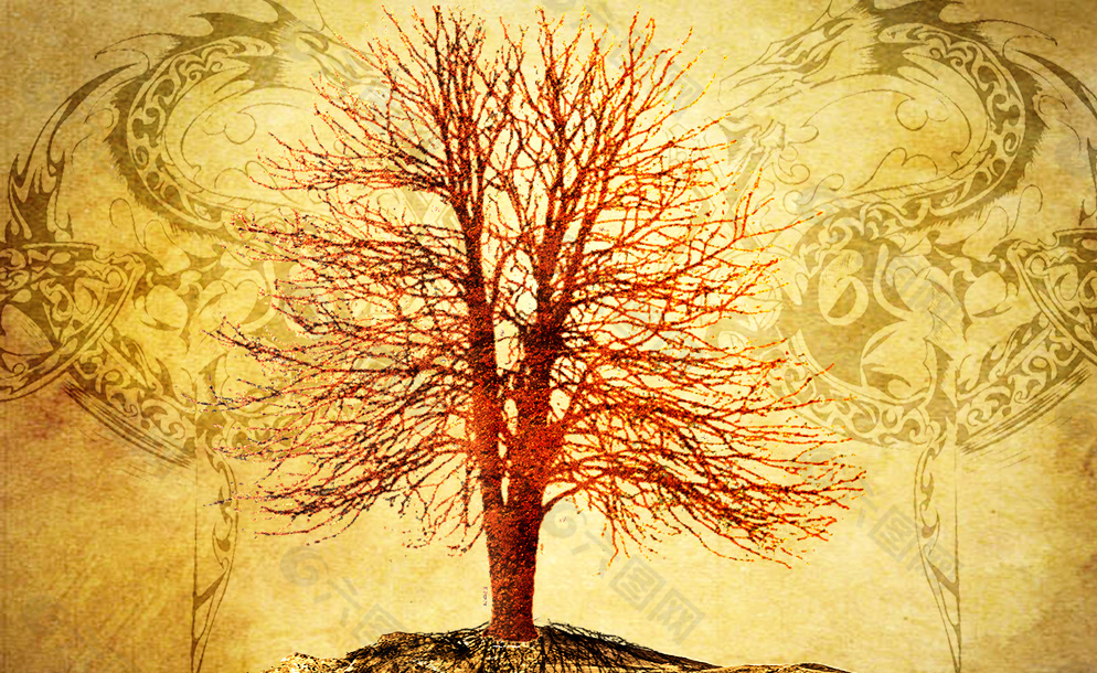 《山海经》中的上古神树：三珠树、玗琪树、琅玕树  